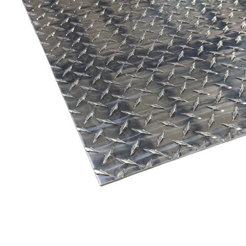 24″ x 24″ Diamond Plate Aluminum .063″ Thick (1/16 in) – Treadplate, 3003 Alloy
