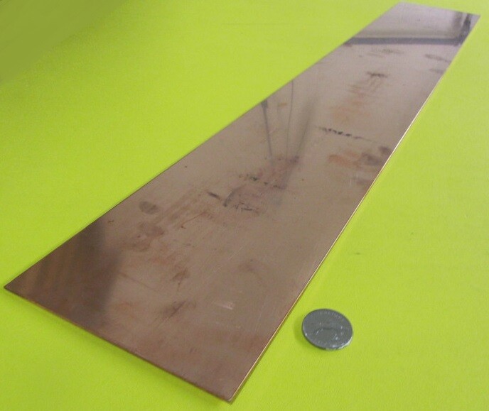 110 Copper Bar 1/2 Hard H02 .093″ Thick x 6.0″ Wide x 36.0″ Length
