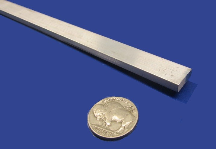 6061 T651 Aluminum Bar, 3/16″ (.187″) Thick x 1/2″ Wide x 12″ Length, 6 Pcs.