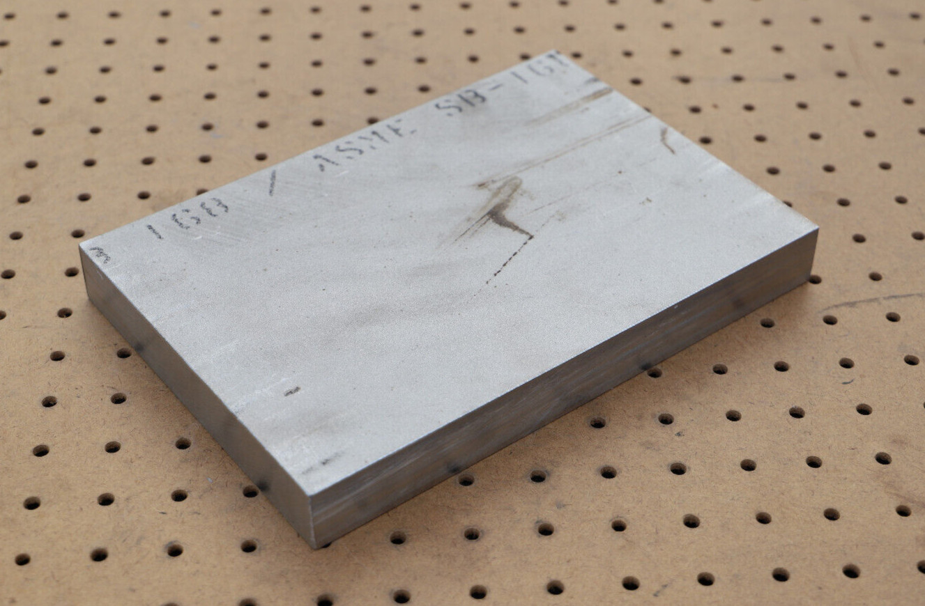 INCONEL 600 PLATE 9-3/4″ X 6-5/8″ X 1″ THICK ASME SB-168 NICKEL ALLOY HIGH TEMP