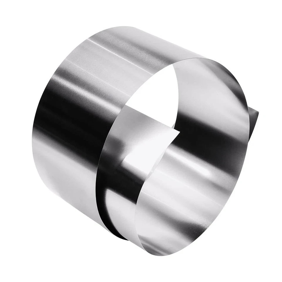 304 Stainless Steel Foil Roll, 0.1mm x 100mm x 1M, Metal Strip Sheet for Indu…