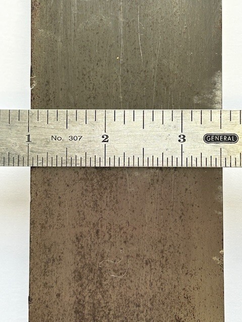 7/8″ X 2-1/2″ X 18″ 0-1 OIL HARDENING FLAT GROUND STOCK NEW OLD STOCK SHELF WORN