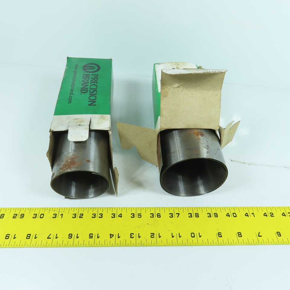 Precision Brand 16320 0.005″ Steel Shim 6″ x 100″ Lot Of 2