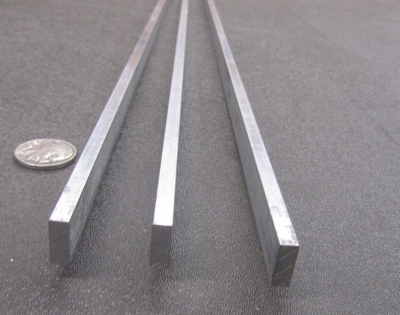6061 T651 Aluminum Bar, 3/16″ (.187″) Thick x 1/2″ Wide x 36″ Length, 3 pcs