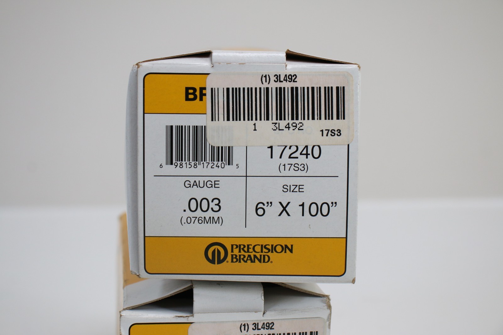 Precision Brand Brass Shim 17240 lot of 2 boxes 6″ X 100″