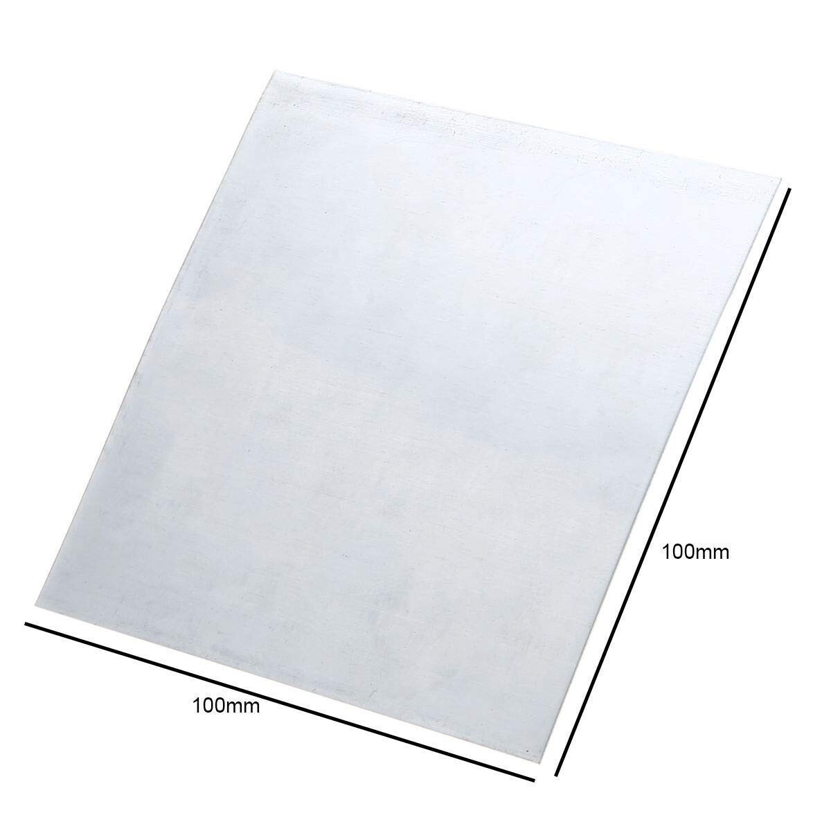 5Pcs High Purity 99.9% Pure Zinc Zn Sheet Plate Metal Foil 100mm x 100mm x 0.5mm