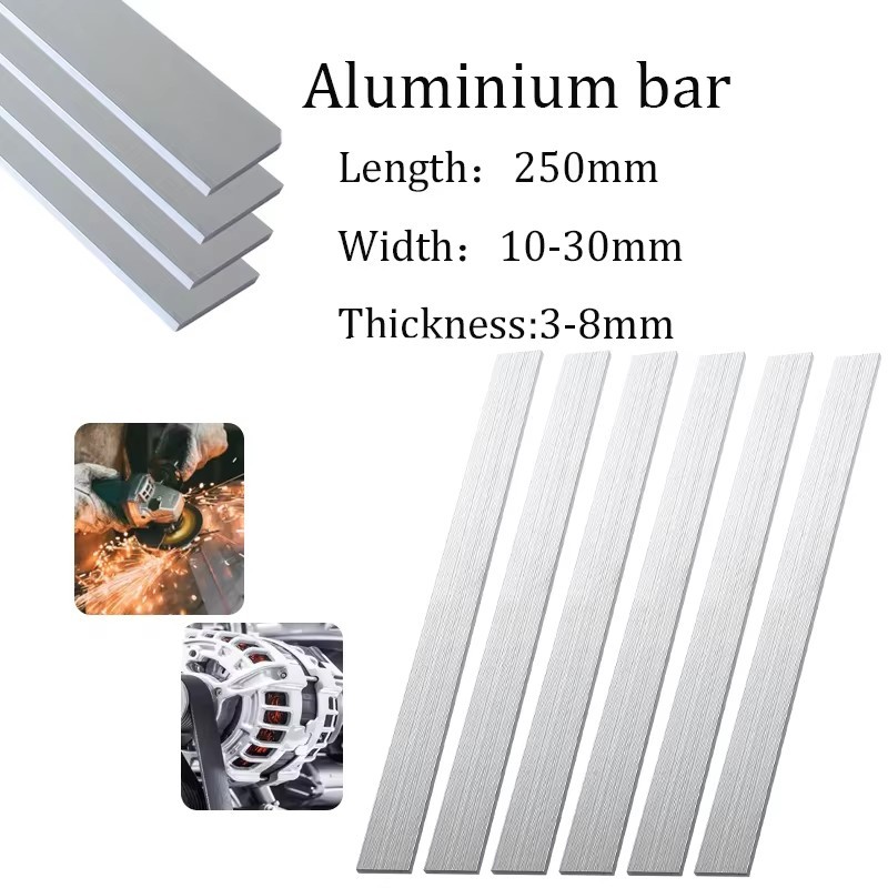 ALUMINIUM STEEL FLAT BAR METAL STEEL STRIP PLATE 3/4/5/6/8mm Thick/10-30mm WIDTH