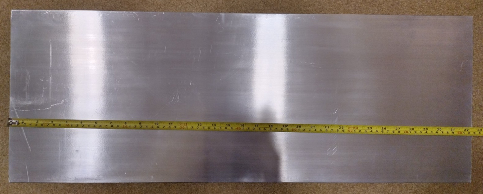 Kaiser ALUMINUM SHEET PLATE 3/4″ x 12″ x 32-3/8″ alloy 6061-T6511