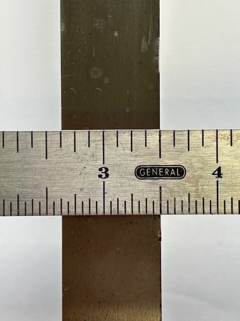 7/8″ X 2-1/2″ X 18″ 0-1 OIL HARDENING FLAT GROUND STOCK NEW OLD STOCK SHELF WORN