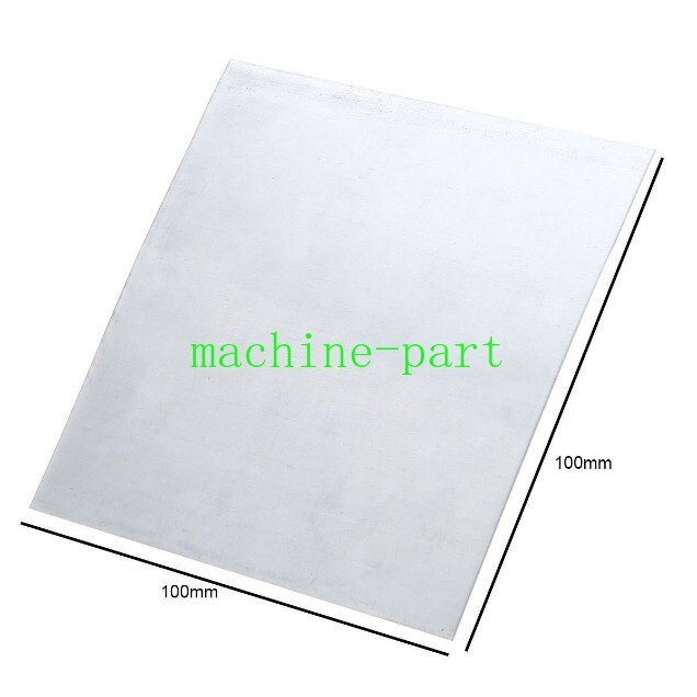 High Purity 99.9% Pure Zinc Zn Sheet Plate Metal 100x100x0.5mm Science Lab 5PCS