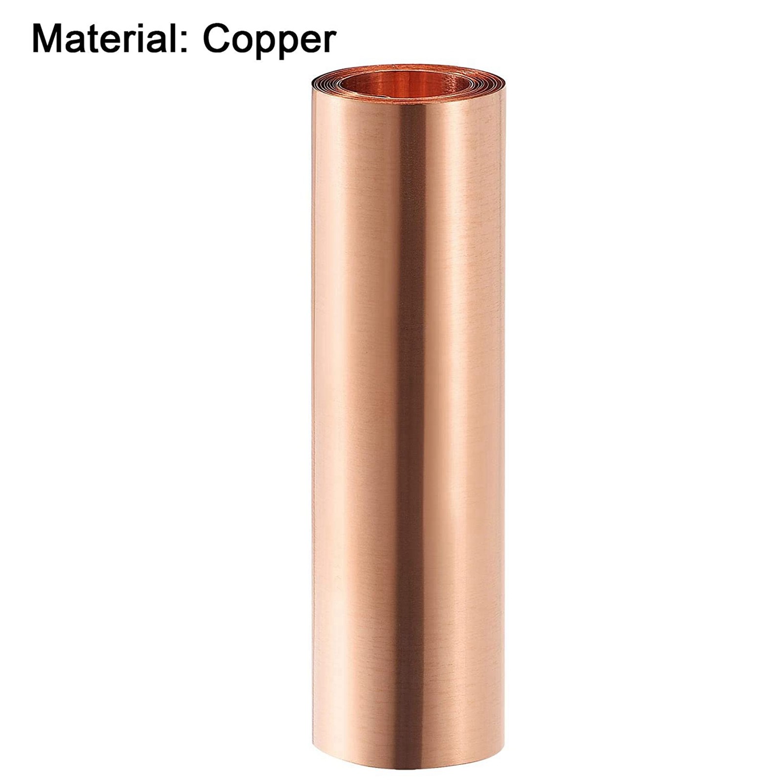 4X Copper Sheet Roll, Metal Foil Sheet 1000mm x 100mm x 0.01mm S5Q66319