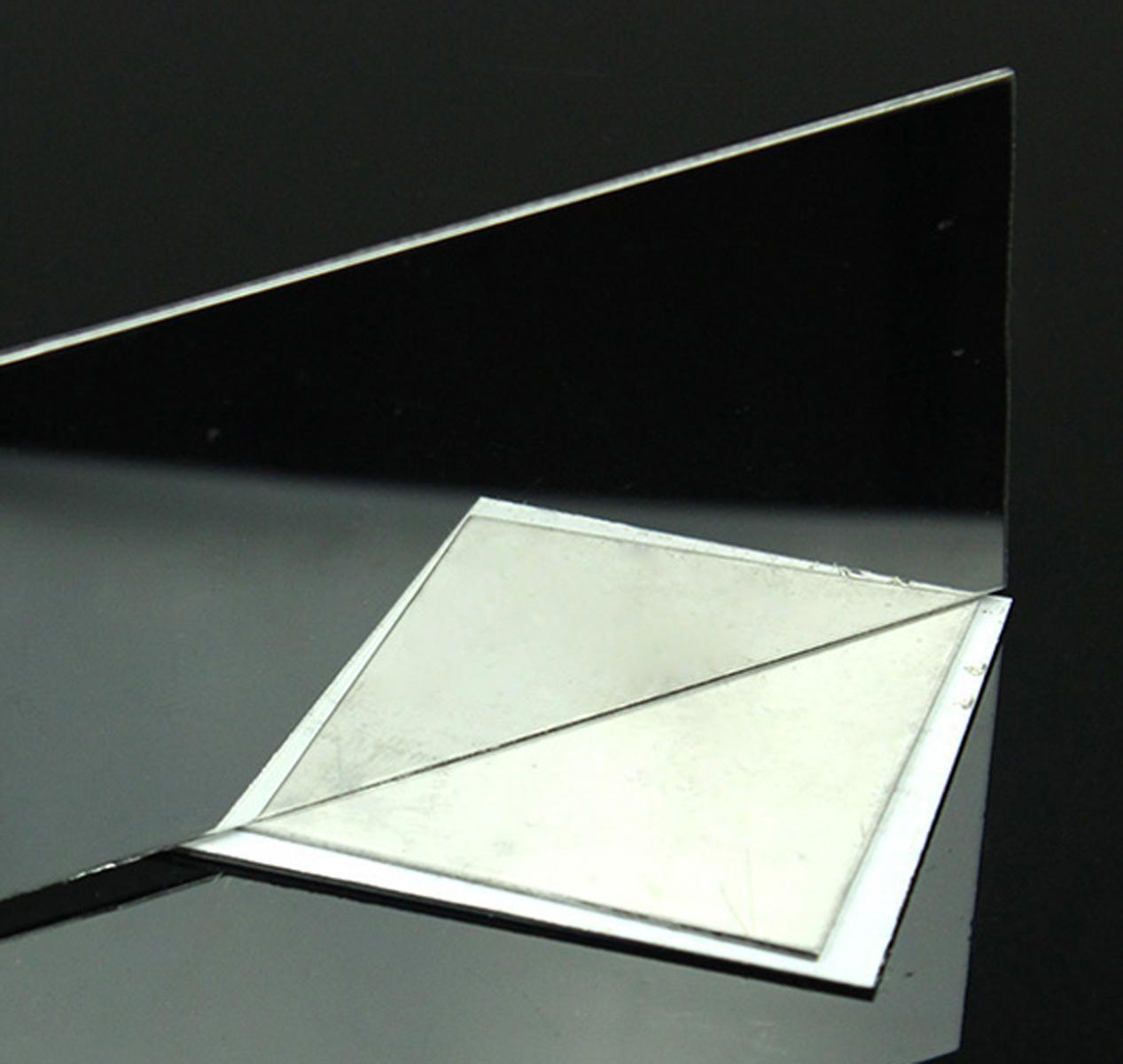 US Stock 4pcs 0.6mm x 5″ x 5″ 304 Stainless Steel Mirror Polished Plate Sheet