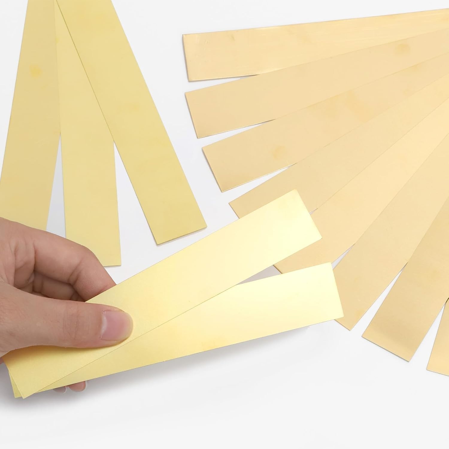Brass Strip, Brass Shim Stock Assortment, 1″ Width X 6″ Length, 0.002″, 0.004…