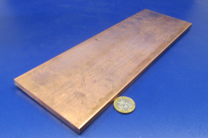 110 Copper Bar 1/2 Hard, 5/16″ Thick x 4.0″ Wide x 12 Inch Length