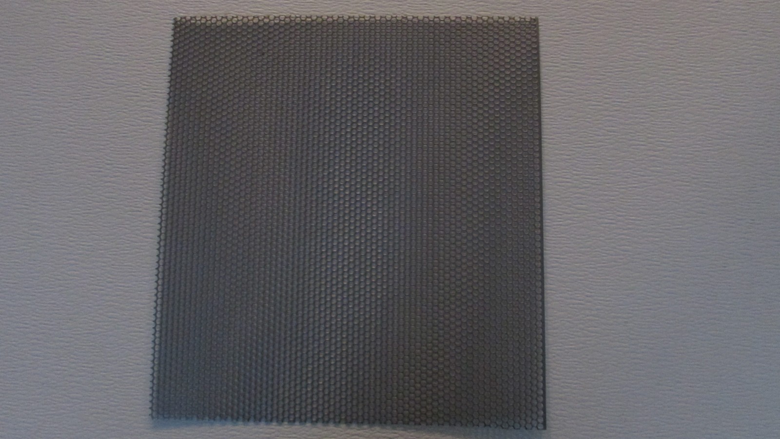 5/32″ HOLES–18 GAUGE – 304 STAINLESS STEEL PERFORATED SHEET– 7-1/2 ” X 8″