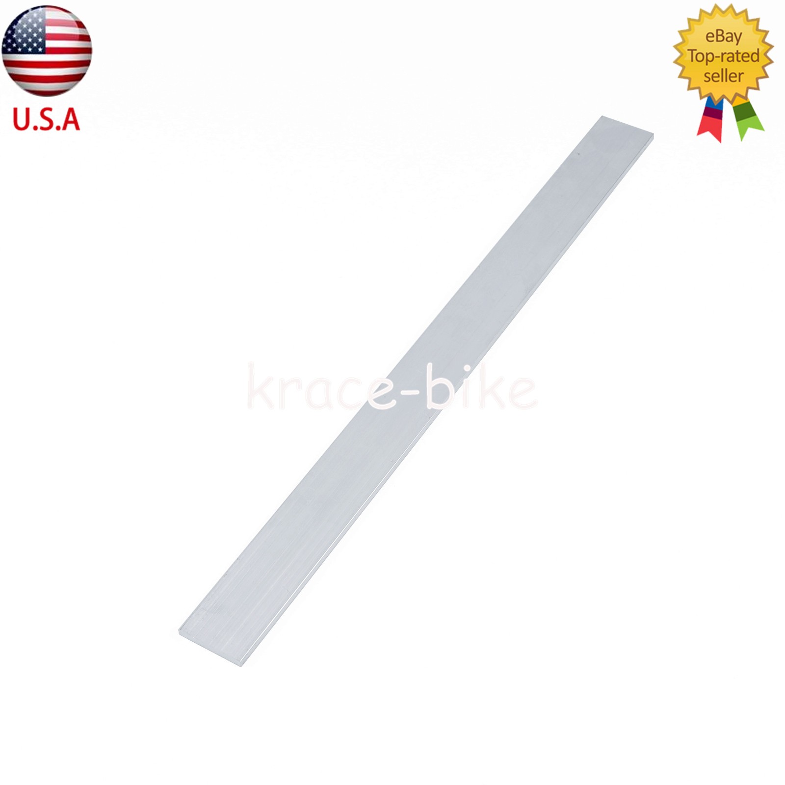 12X Metal 6061 Aluminum Flat Plate Sheet Stock Length 305mm Width 25mm Thick 3mm