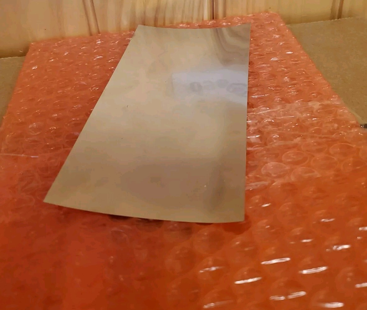 316 stainless steel shim stock 4.528 wide X 0.006 ONE FOOT LONG PIECE 006 .006