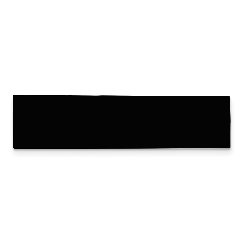 1/2 x 2 Black Anodized Aluminum Plates-Set of 6