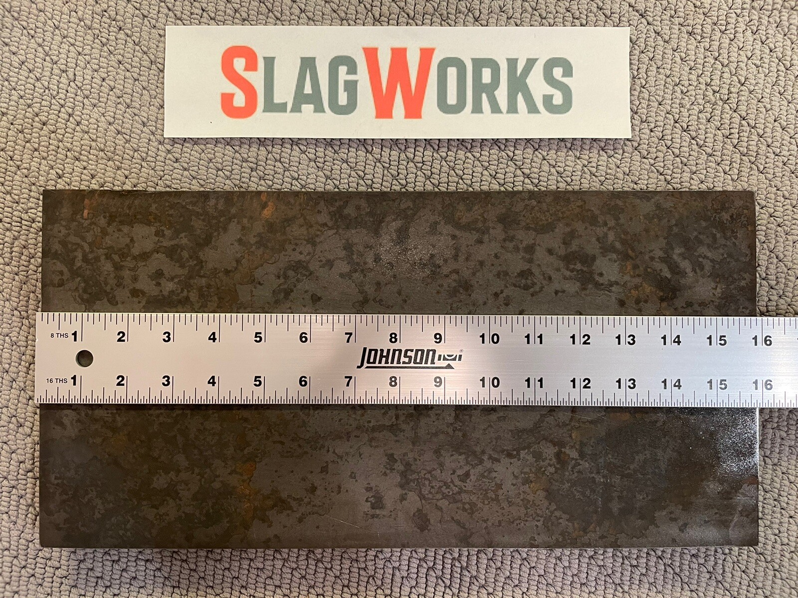 3/8x8x16 inch steel plate 8”x16” A36 Hot Roll Flat .375″ Thick