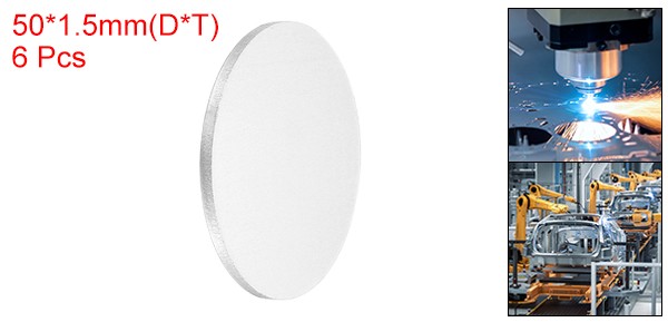 6Pcs Aluminum Disc 2″(50mm) Dia 0.06″(1.5mm) Thick Round 5052 Aluminum Sheets
