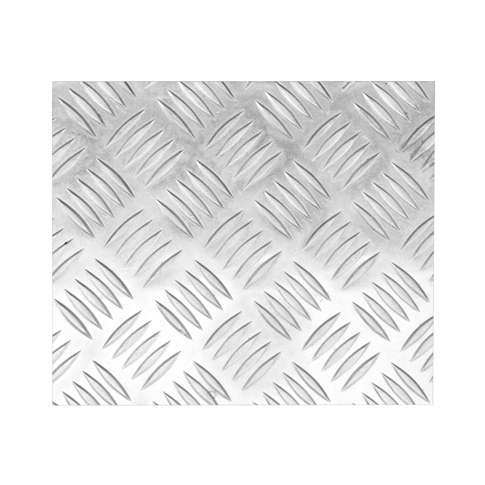 1PC 305x610mm 5 Bar Tread Aluminum Sheet Silver, Trailer RV Repair Panel
