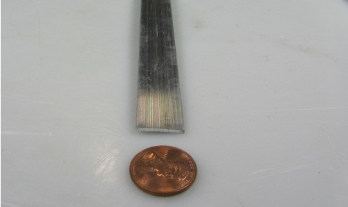 6061 T6 Aluminum Bar, 1/16″ (.062″) Thick x 5/8″ Wide x 36″ Length, 8 pcs