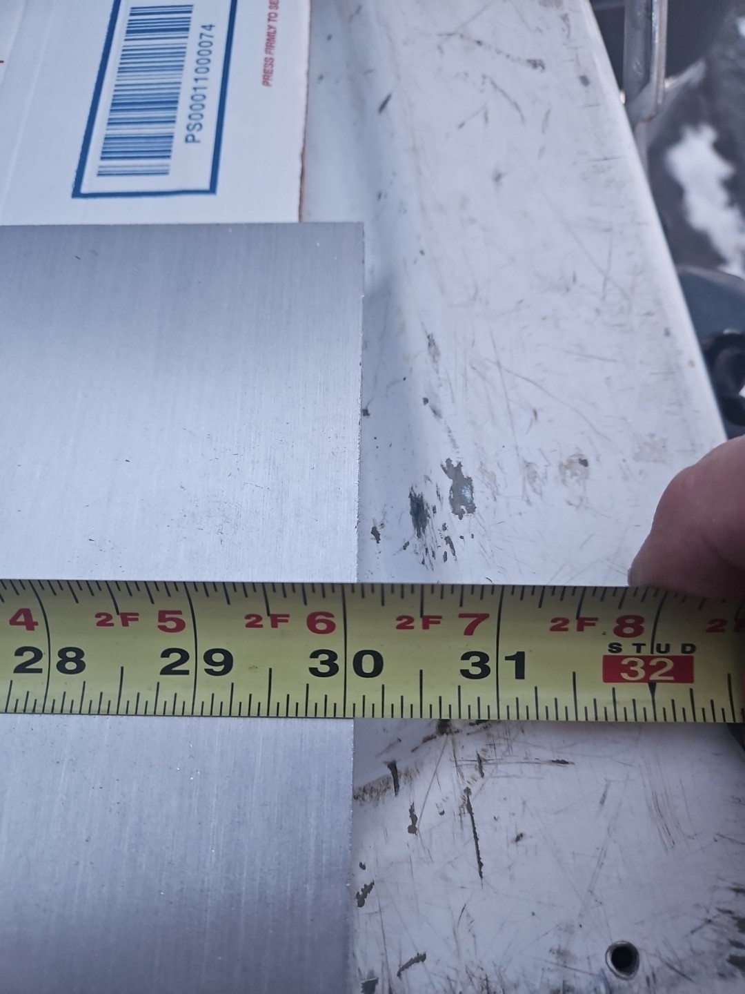 Kaiser aluminum plates 6061-T651 3/8″ X 30″ x 7″ Made In USA