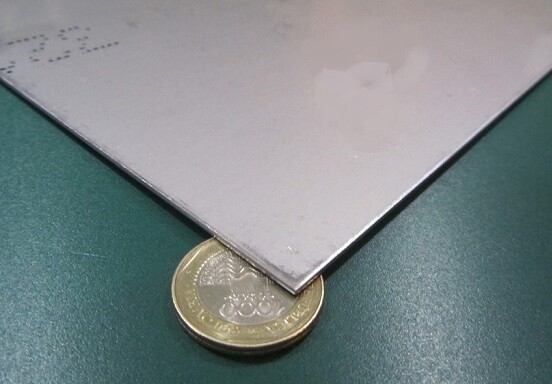 321 Weldable Stainless Steel Sheet, .062″ Thick x 12″ Wide x 12″ Length, 1 Unit