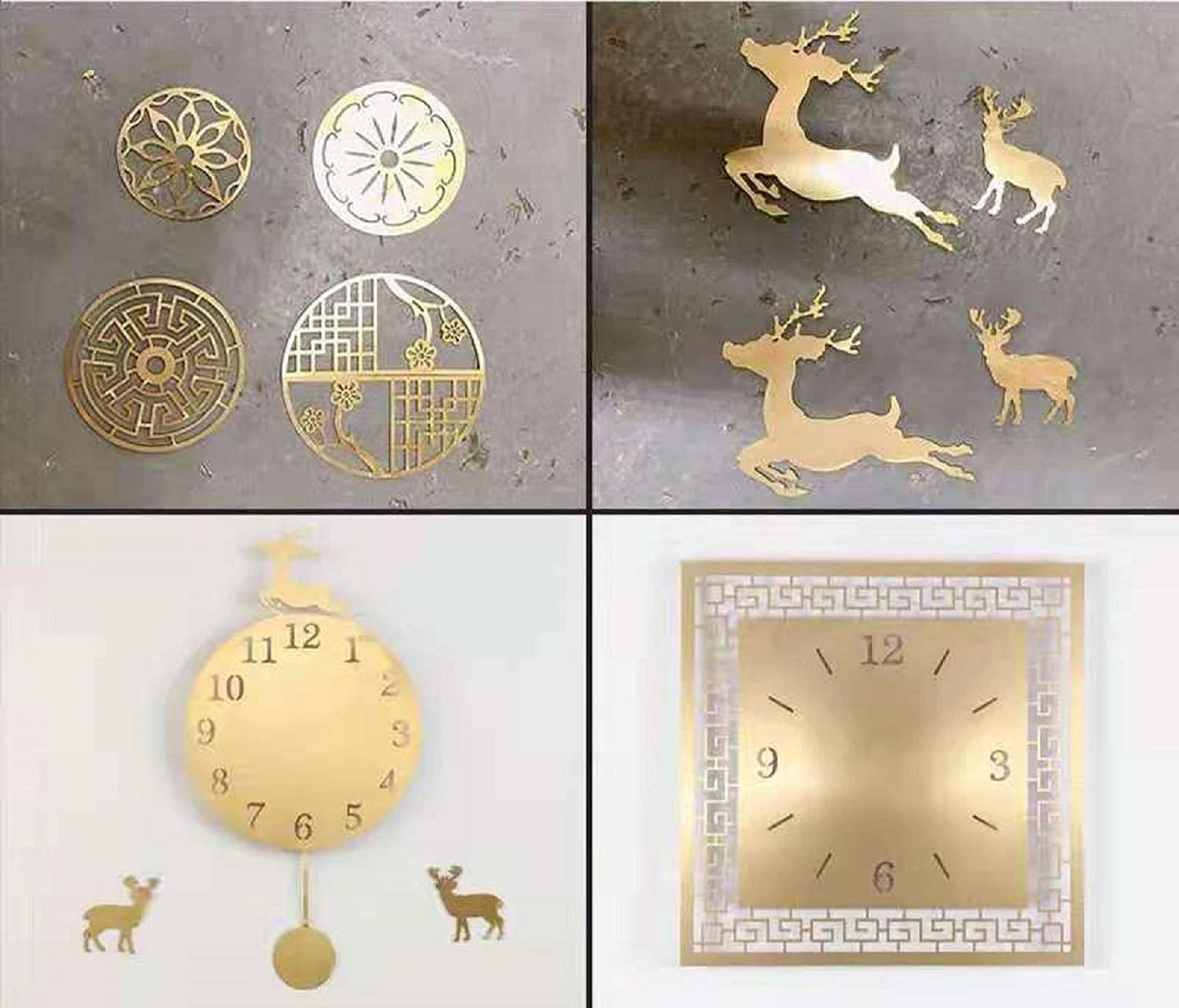 Brass Plate Sheet Thickness 3mm x 35mm x 50mm 4Pcs, T: 0.12"/3mm