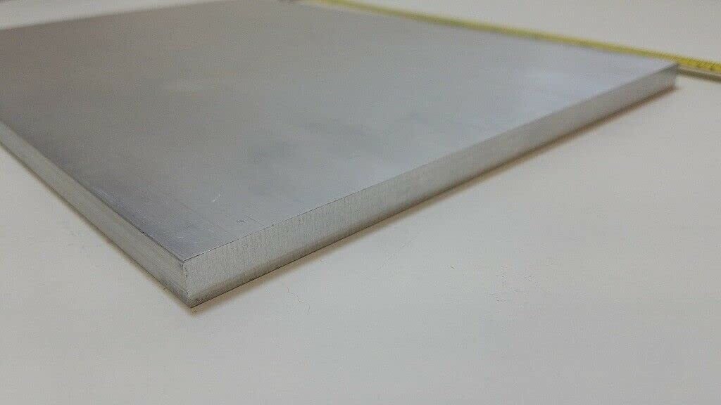 6061 Aluminum Flat Bar 1/4″ x 8″ x 8″ Long, Solid Stock, Plate, Machining, T6511
