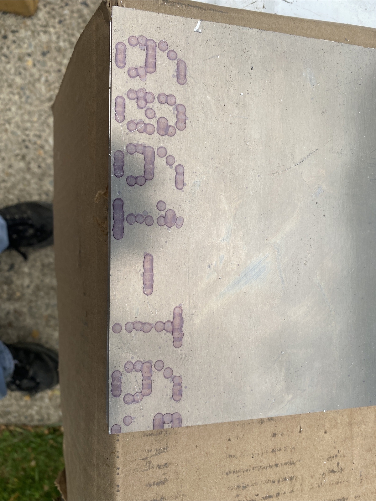 Aluminum plate 6061-T651 1/2” X 10-3/8” X 7-3/8″ Amag Rolling Made In USA