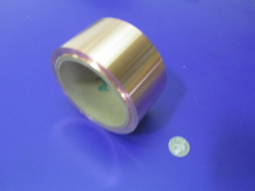 110 Copper Foil Soft Temper .005″ Thick x 2.0″ Wide x 100 Foot Length