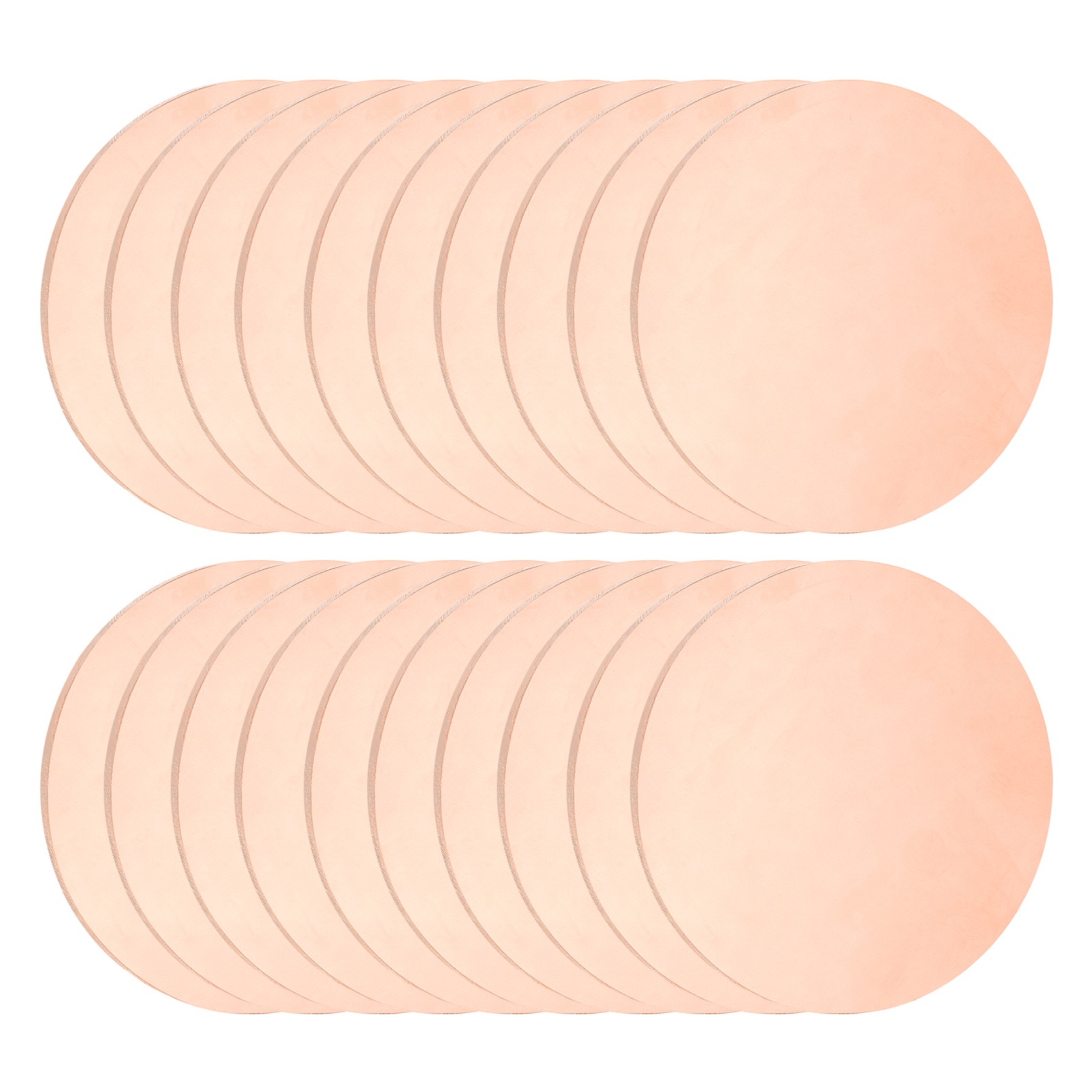 20Pcs 0.02″ Thick 1.2″ Dia C1100 Pure Copper Sheet INDUSTRIAL Copper Round Plate