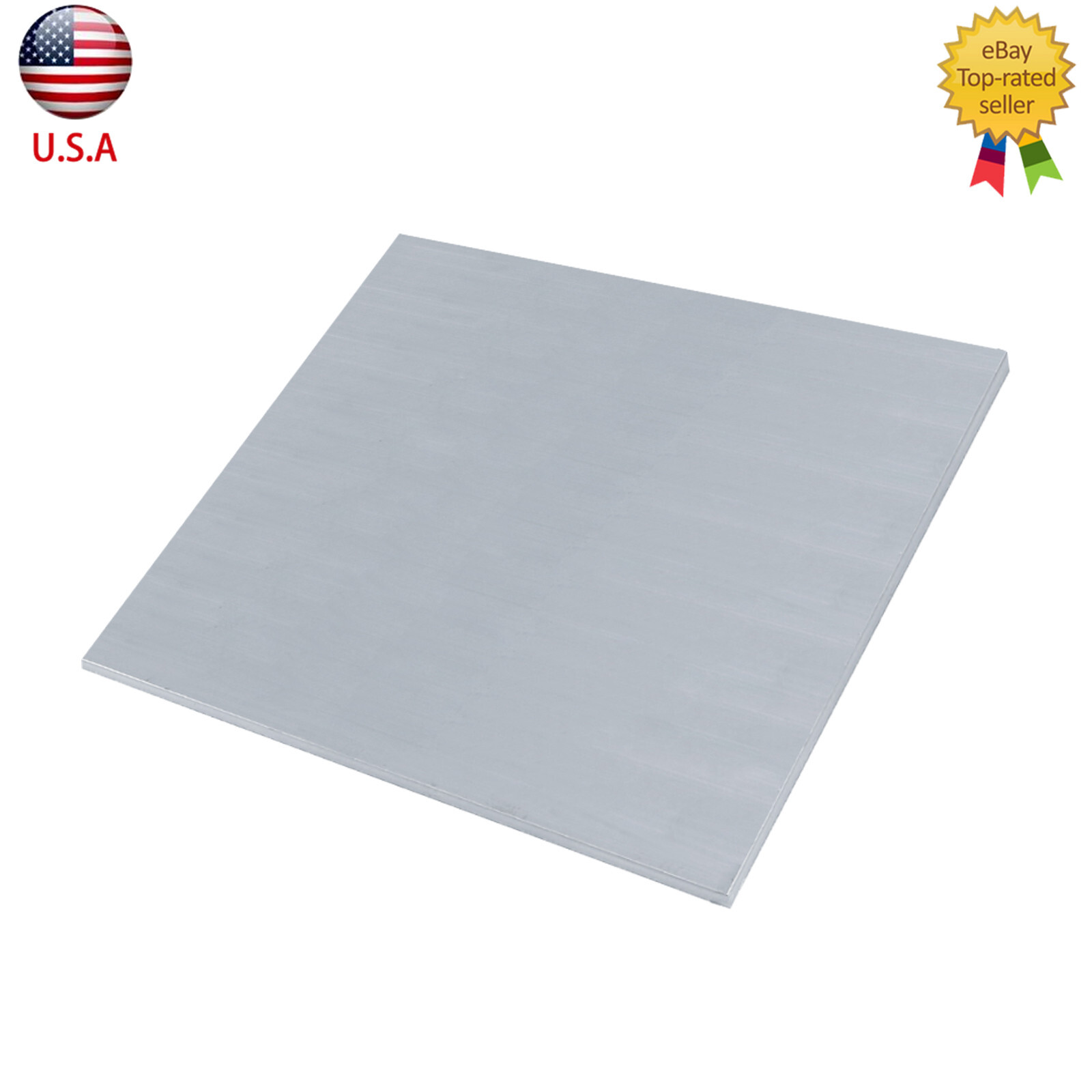 Metal 6061 Aluminum Flat Plate Sheet Stock Length/Width 300mm Thick 3mm 4pc