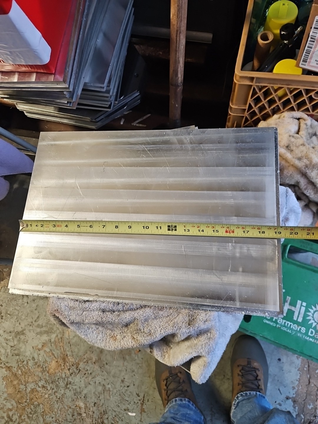 KAISER aluminum plate 6061-T651 3/4″ X 19″ X 13″ Made In USA