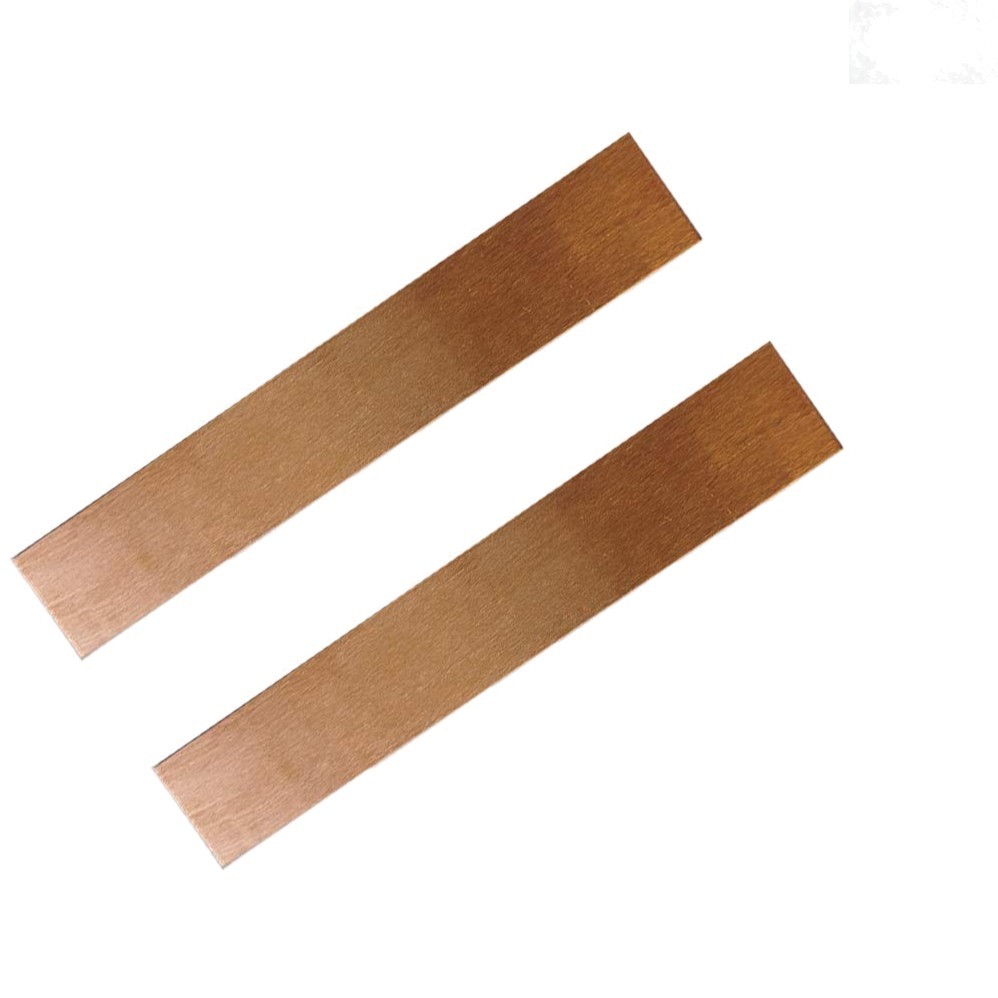 Pure Copper Anode Sheet 2pcs 99.95% Electroplating Jewelry Science Project