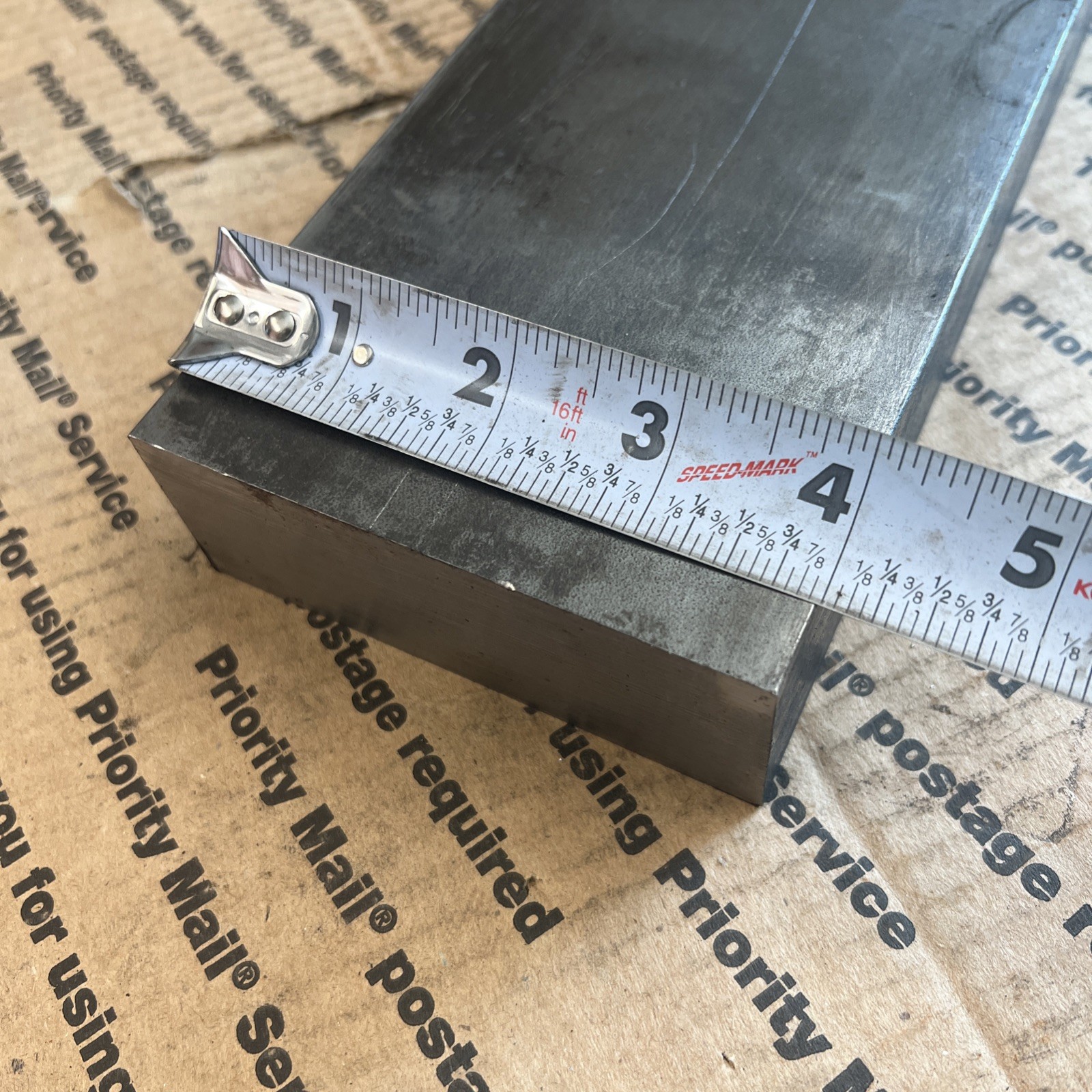 1 1/2 X 4 Flat Steel Bar 8″ Long 1018 CR Machining Stock