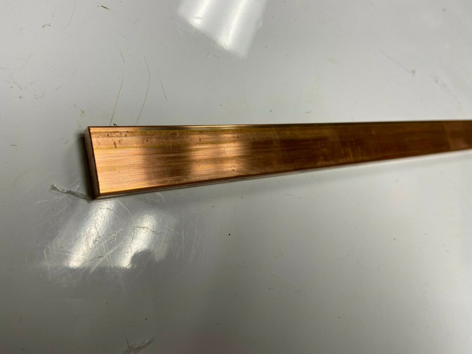 Copper 110 Flat Bar 1/4″ x 3/4″ x 6″-Long — .25″ x 3/4″ Copper Bus Bar
