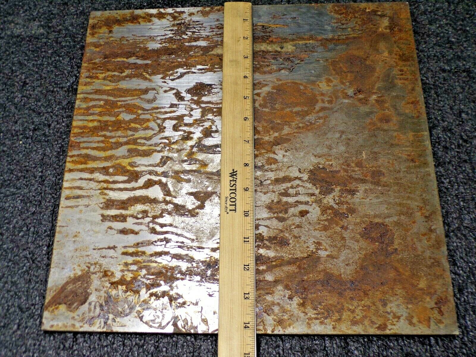 Made in USA 14 x 14 x 3/8 Inch, AISI Type C1018, Low Carbon Steel Flat Stock
