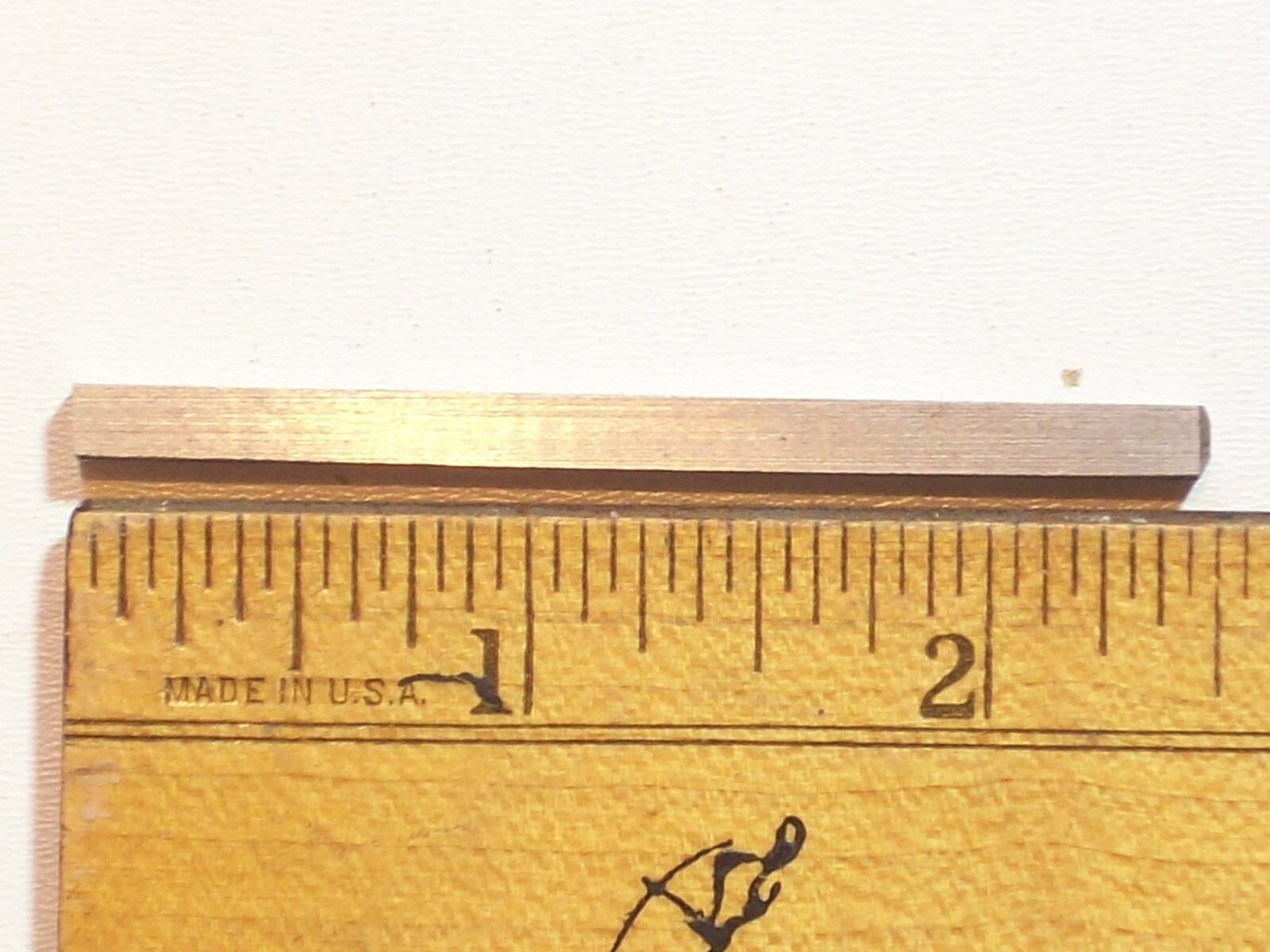 Tool KEYSTOCK FASHION SQUARE GROUND 4.25 MM 4 1/4 MM .1675” X 2 7/16 INCH LONG