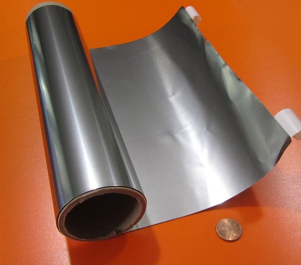 321 Weldable Stainless Steel Foil, .002″ Thick x 10.0″ Wide x 10 Foot Length