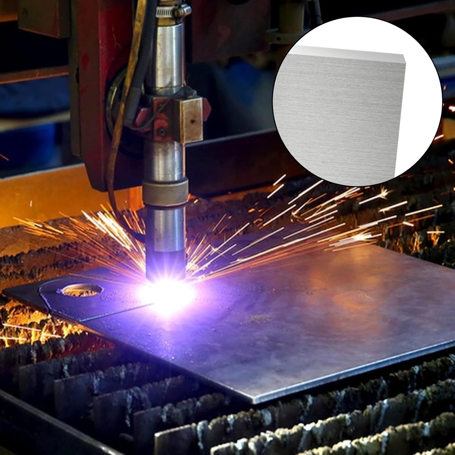 6061 Aluminum Sheet Plate Metal 11.8×11.8×1/2 Inch Flat Plate 300x300x12mm Th…