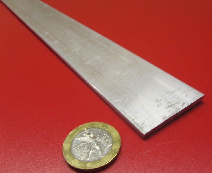 6061 T651 Aluminum Bar, 1/8″ (.125″) Thick x 1 1/2″ Wide x 24″ Length, 3 units