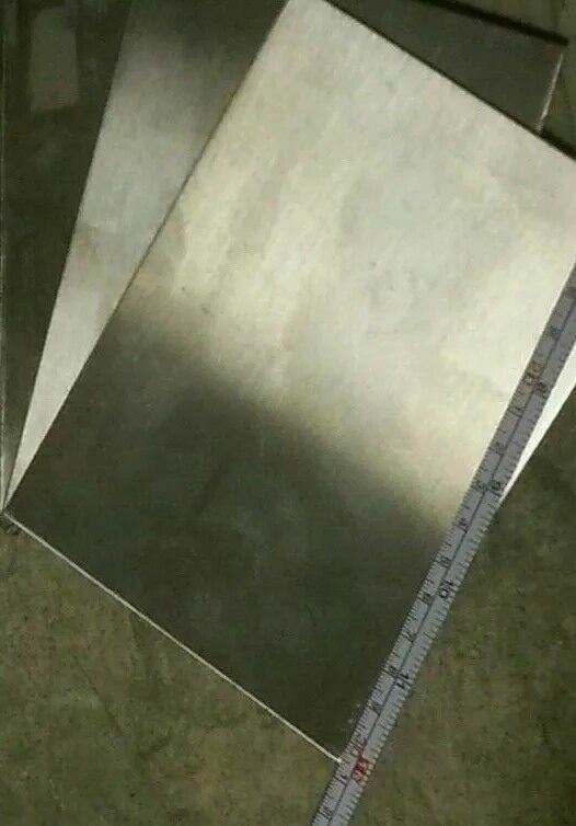 stainless steel sheet 1 piece 22 gage 6″ x 4″+- metal plate 430 welding tig mig