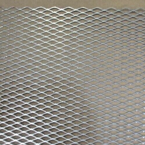 1/2 #16 304 STAINLESS STEEL FLATTENED EXPANDED METAL—–5″ X 7″