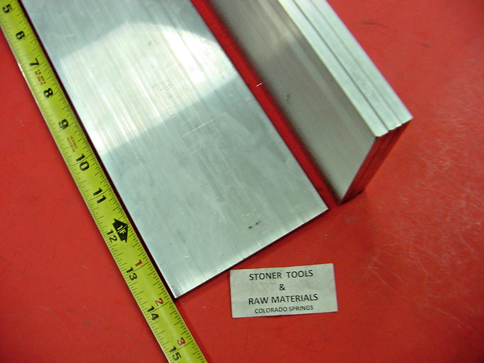 4 Pieces 1/4″x 4″ ALUMINUM 6061 T6511 FLAT BAR 14″ long Solid Extruded Bar Stock