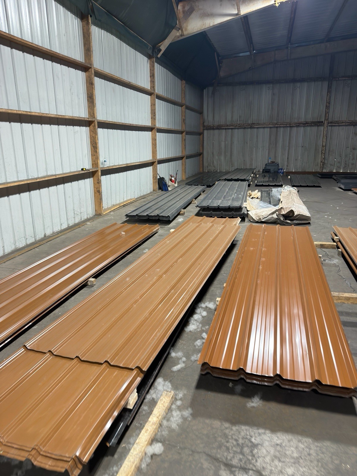 26 Gauge Metal Roofing Panels | 3 ft Wide | 6-18 ft | Black, Dark Gray & Brown