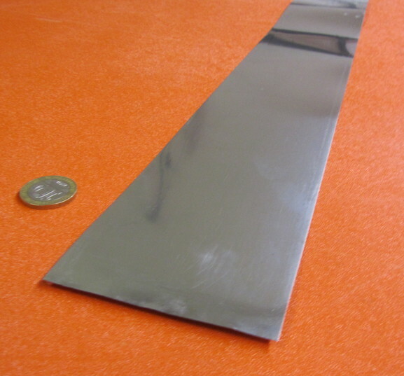 3003 Aluminum Foil (1/2 Hard- H14)) .016″ Thick x 2.0″ Wide x 25 Feet Long