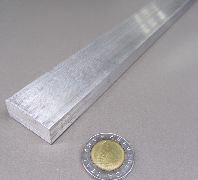 2024 T351 Aluminum Bar, 1/2″ (.500″) Thick x 1 1/4″ Wide x 12″ Length