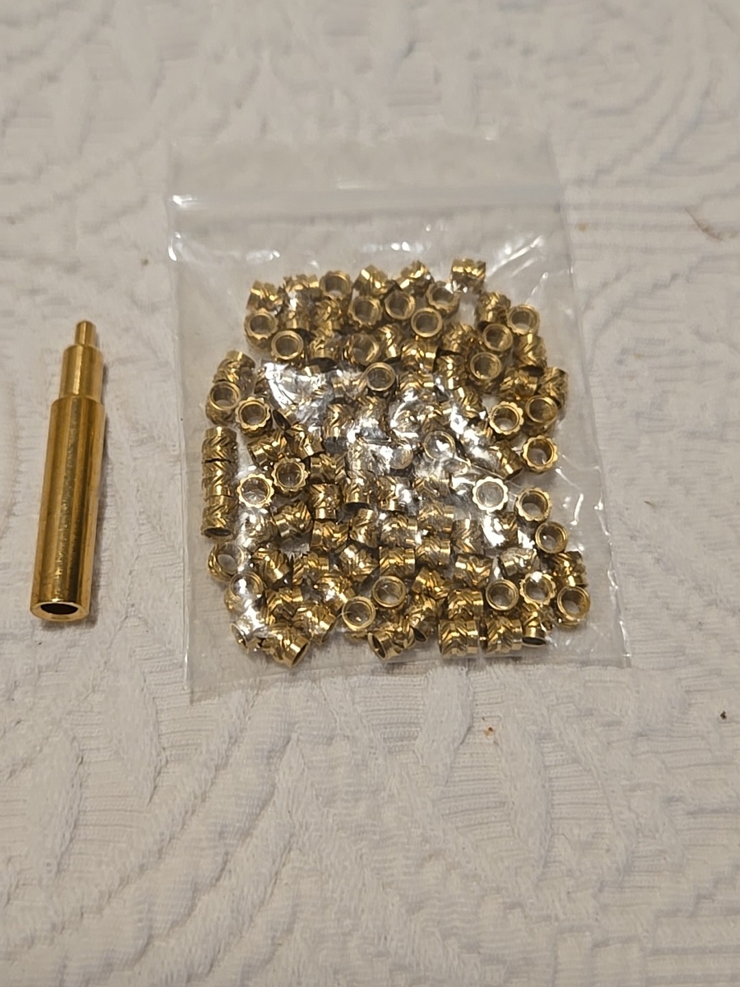 90pcs 3D Printing Brass Nuts, M3x4x5mm Threaded Inserts Heat Set Insert Tip
